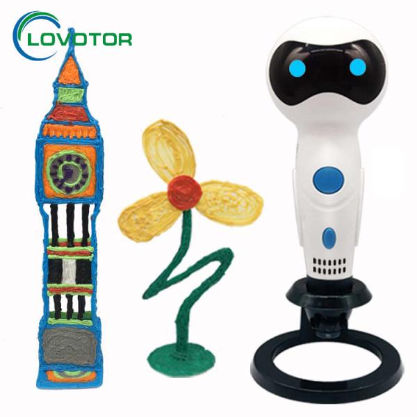 Quality 3D drawing pens with normal temperature 185°--210° and robot shape for sale