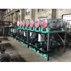 Double stranded Twisted full automatic Barbed Wire mesh making Machine
