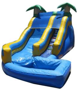 China Inflatble Slide / inflatable pool slide / inflatable giant palm pool slide wholesale