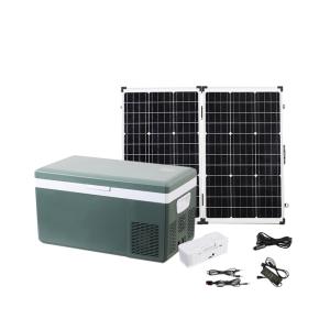 China NO App-Controlled 25L Solar Car Freezer Refrigerator with Built-in Replaceable Battery wholesale