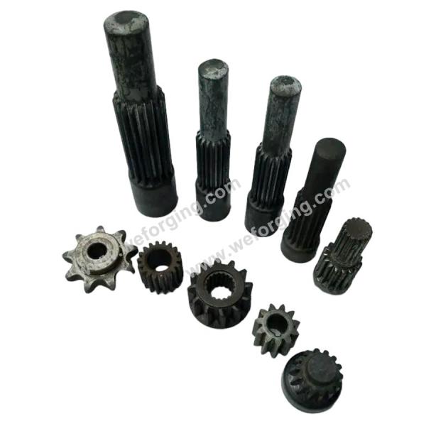 Custom Aluminum Forging Cold Forging Aluminium Pinon Gear Cold Forged Metal Manufacturing Hot Forging Aluminum