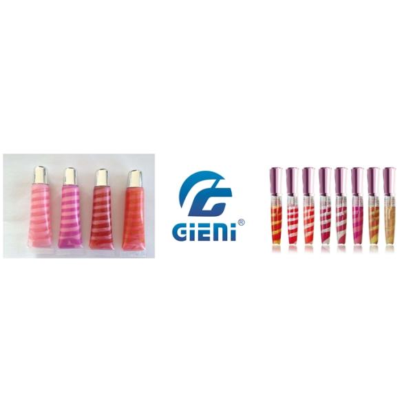 Rotary Type Lip Gloss Filling Machine Multi - Colors Lip Gloss