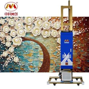 China High Precision 2880 DPI UV Wall Printer , Direct Wall Printing Machine 1.7m Height on sale