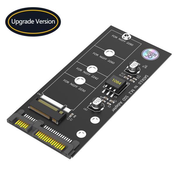 Quality M.2 NGFF SSD to SATA 3 3.0 Adapter Card Converter B B&M Key for 2230 2242 2260 2280 M.2 SATA Protocol Solid State Disk Drive SSD for sale