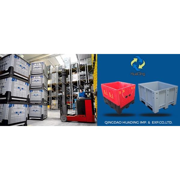 industry plastic pallet box large collapsible plastic container foldable container