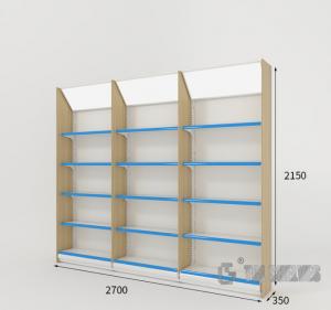 China Single Sided Medicine Rack For Pharmacy Cold rolled steel Material Light duty wholesale