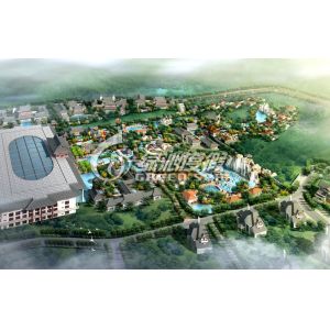 China Water Park Project Design with Fiberglass Space Bowl Water Slide , Hotspring Resort Project wholesale