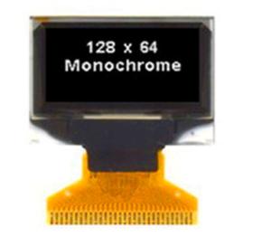 China 3.3V Operating 1.3 OLED Display 128x64 LED Blue Backlight Passive Matrix wholesale