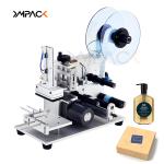 YM120 Manual Flat Labeling Machine For Cardboard Boxes / Square Bottles / Tin