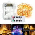 USB Plug in LED Copper Wire String Lights With Remote 8 Modes