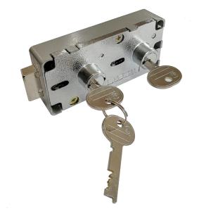 UL Approval Iron Dual Key Door Lock , Dual Deadbolt Lock For Safe Boxes