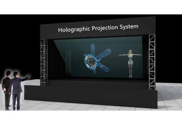 Quality Reflection Foil 3D Holographic Projection System , projecting holograms with ROHS for sale