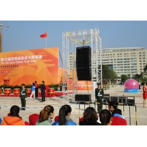 Heavy Duty Line Array Speaker Truss , Customized Vertical Lighting Truss