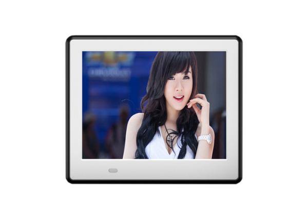 Quality 8 Inch LCD Backlight HD 1024*600 Digital Photo Frame with Wood Frame and Full Function for MP3/WMA/AAC/WAV Audio Format for sale