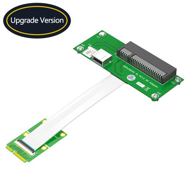 Quality Horizontal Mini PCI-E To PCI-E Express X8+USB Riser Card With High Speed FPC Cable for sale