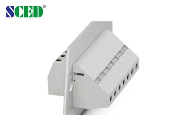 Quality PCB Pluggable 600v 75A Panel Mount Terminal Connector 15.1mm Width for sale