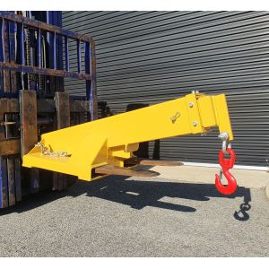 China 4700kg Angled Extendable Jib Forklift Attachment Metal Fabrication on sale
