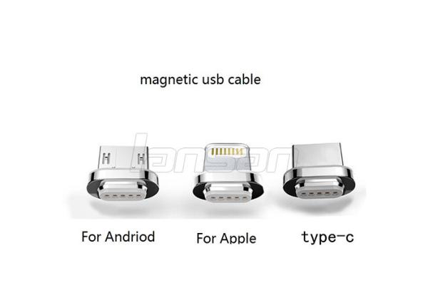 Quality 3 In 1 Nylon Insulated USB Charging And Data Cable DC 5V 2A For Type C Mobile for sale