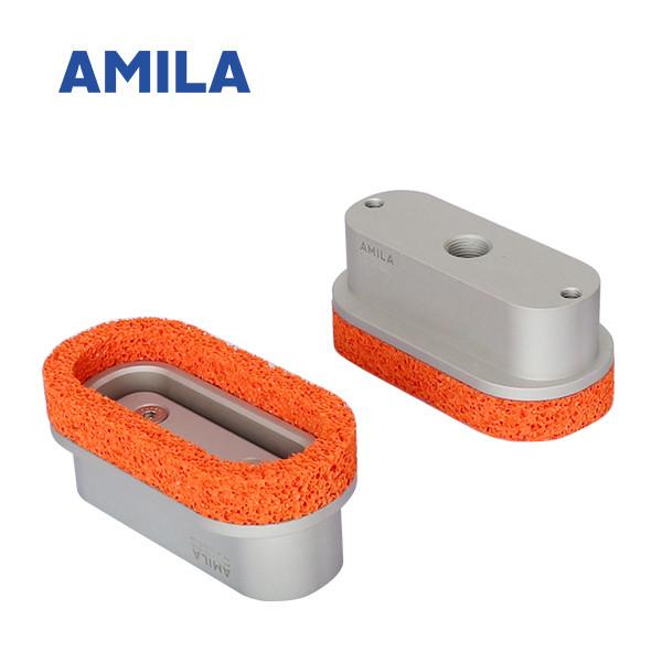 Quality 0.36kg Anodized Aluminum Vacuum Suction Gripper With Self Adhesive Sponge for sale