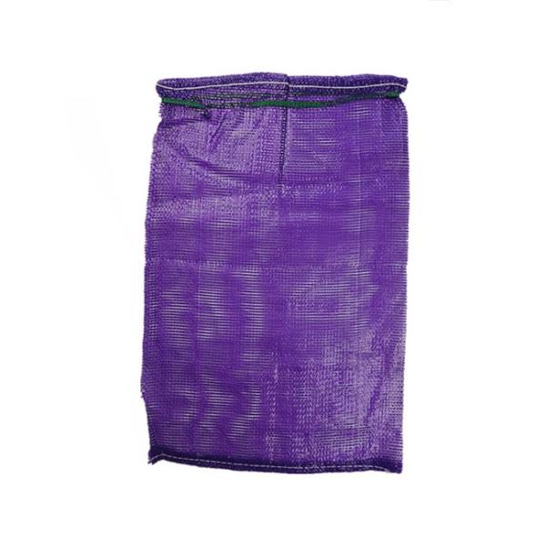 Orange PP PE Monofilament Yarn Nylon Garlic Mesh Bag for Packing Firewood