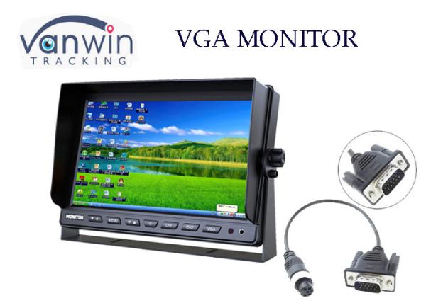 Quality HDMI VGA 7 TFT LCD Monitor High Resolution With 2 Video Cameras Inputs for sale