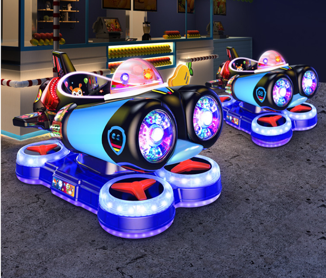 Amusement plastic chilld spaceship kiddie rides eletronic kids swing kiddie rides for children mall
