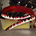 P2 Soft Module Curved Flexible LED Display Screen For Cylindrical Column Use