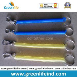 China Plastic Trigger Snap Coil Key Chain Popular Retainer Spring Clips wholesale