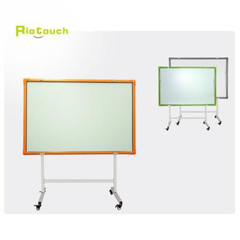 Riotouch 10 points IR multi touch no projector whiteboard plastic corner for