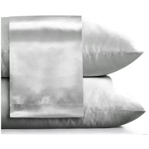 China Satin Solid Pillowcase Set Machine Washable Hypoallergenic Cover wholesale