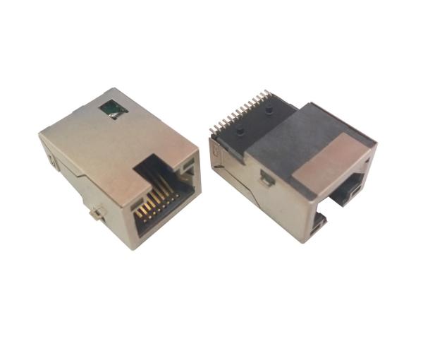 Quality Single Port SMT Low Profile RJ45 Jack 1 - 1.5A Exceeds IEEE802.3 Standard for sale
