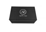 Black Rigid Cap Top Lid And Base Boxes Paper Packaging For Men'S Leather Belts