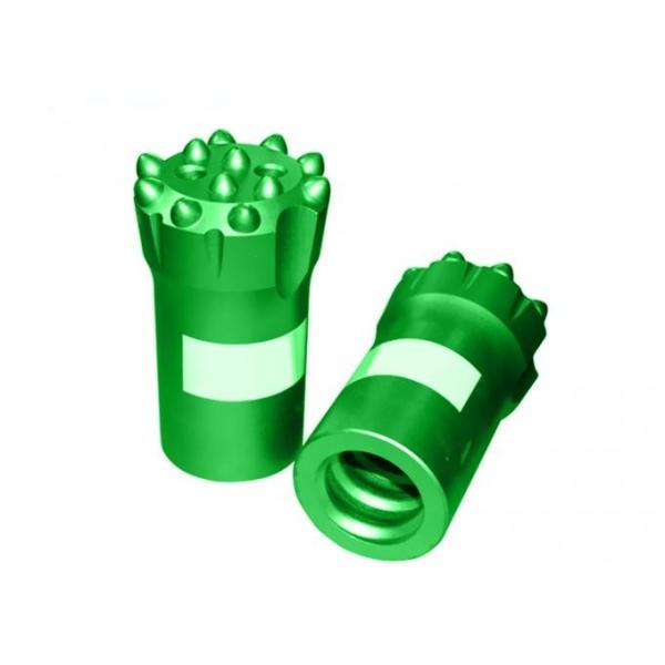 China Hydraulic Machine Rock Drill Bit Button Bits Fast Penetration Threaded on sale
