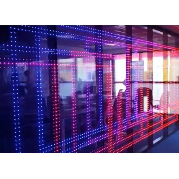 Quality 3W/M2 40.7mm Luminous Lighting LED Glass Partition Screens for sale