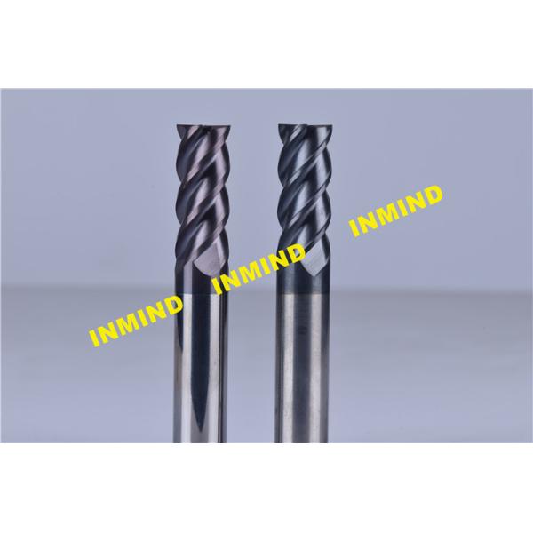 HRC65 45 Degree Drill End Mill , High Speed End Mills Carbide Cutting Bit