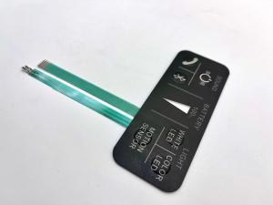 Flex Circuit Two Top Membrane Keyboards With 1.0MM Pitch Of ZIF Connector