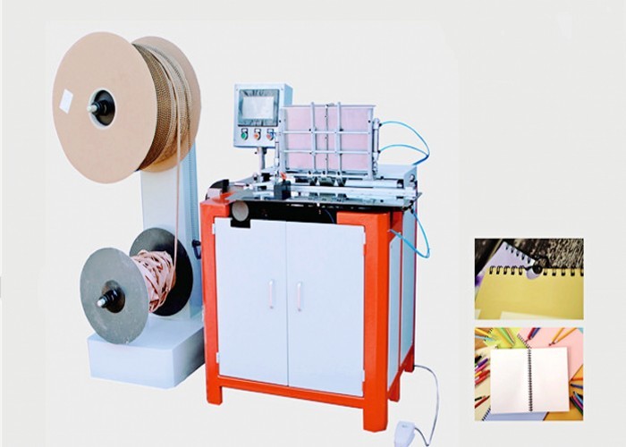 Multifarious Language Double Spiral O Binder Machine , Commercial Spiral Binding