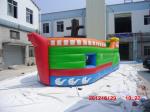 Business / Home Custom 0.55mm PVC tarpaulin Commercial Inflatable Boat Slide YHS
