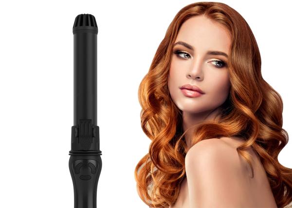 Quality Portable Automatic Rotating Curler , Rechargeable Rotating Ceramic Hair Curler for sale