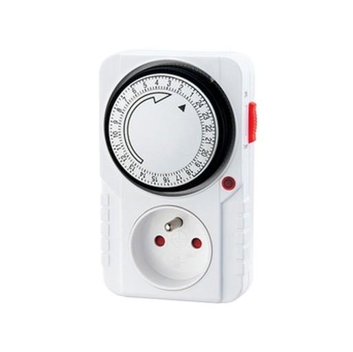 Quality China factory TU-22A Timer Socket Plug 3 Prong Outlet Indoor 24 Hours Heavy Duty Mechanical Grounded Timer for sale