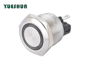 China 220V Panel Mount LED Indicator Lights , Panel Mount Pilot Light Red Blue Signal on sale