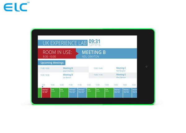 10 Inch A+ Screen Android Tablet with LED Light Bar POE and nFC for conference