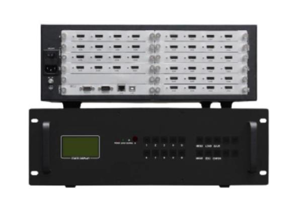 Quality 16 In 24 Out HDMI Modular Video Wall Controller With 3.5U Casing for sale