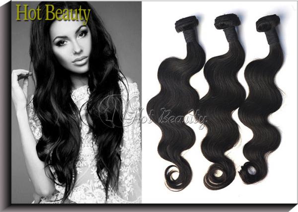 Quality 24''Cambodian Loose Curly Virgin Hair / Cambodian Body Wave Hair for sale