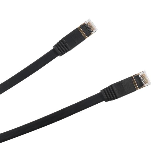 CAT7 SSTP FLAT 32awg Copper Patch Cords Jumper Wire 10G Ethernet