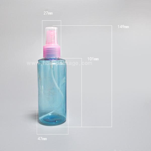 100ml PE plastic bottle with sprayer/spray bottle /perfume bottle