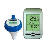 Portable Solar Pool Thermometer With Data Logger Outdoor Temperature Range -40