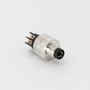 China M8 Connector Field-wireable Waterproof IP67 3 Pin A Code Angled Sensor Connector on sale