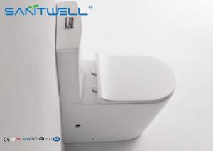 Washdown Close Coupled Toilet  Floor Standing Combination With Double Flushing