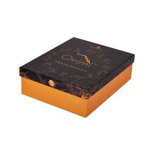 Customized Hard Cardboard Wig Box With Embossing Glossy Lamination